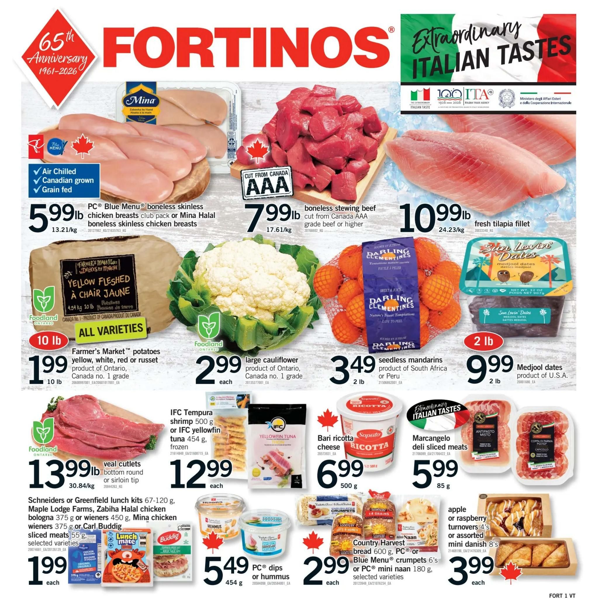Fortinos Flyer October 22 to 28