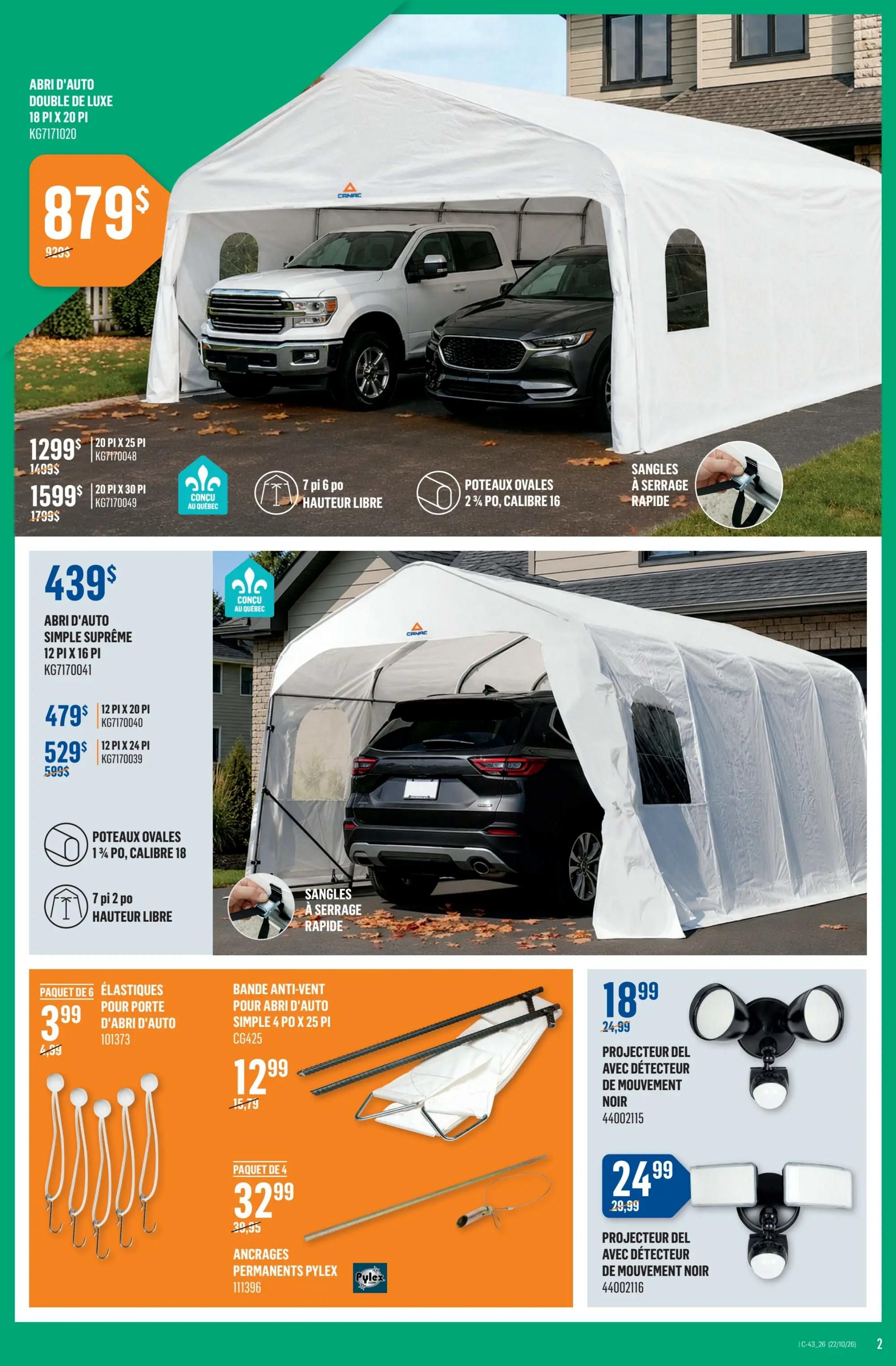 Canac Flyer October 22 to 28