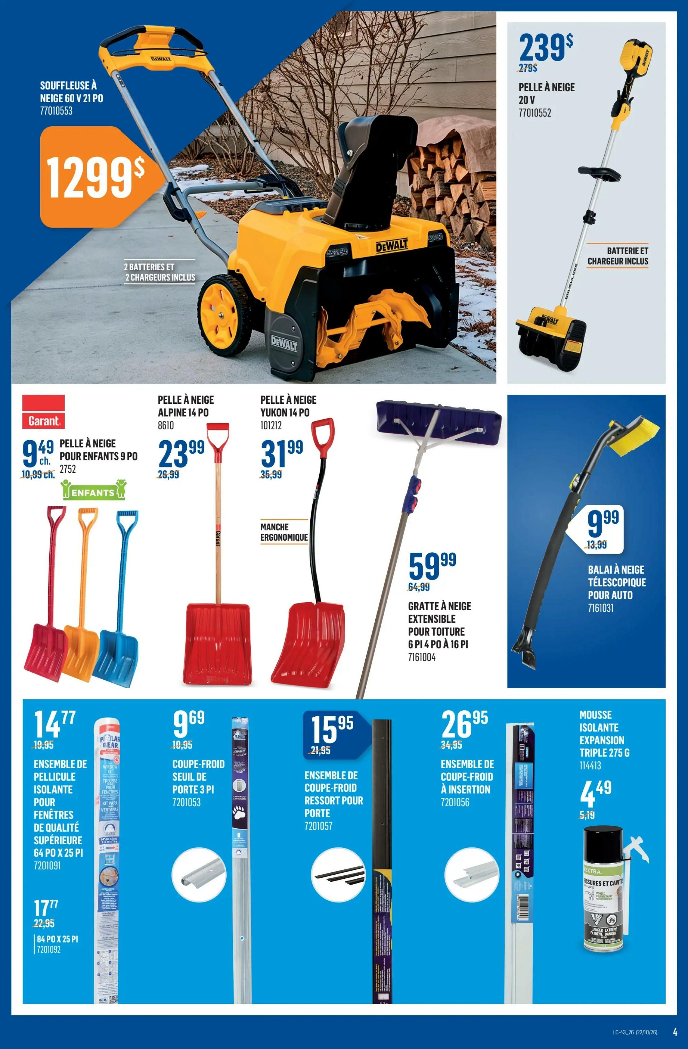 Canac Flyer October 22 to 28