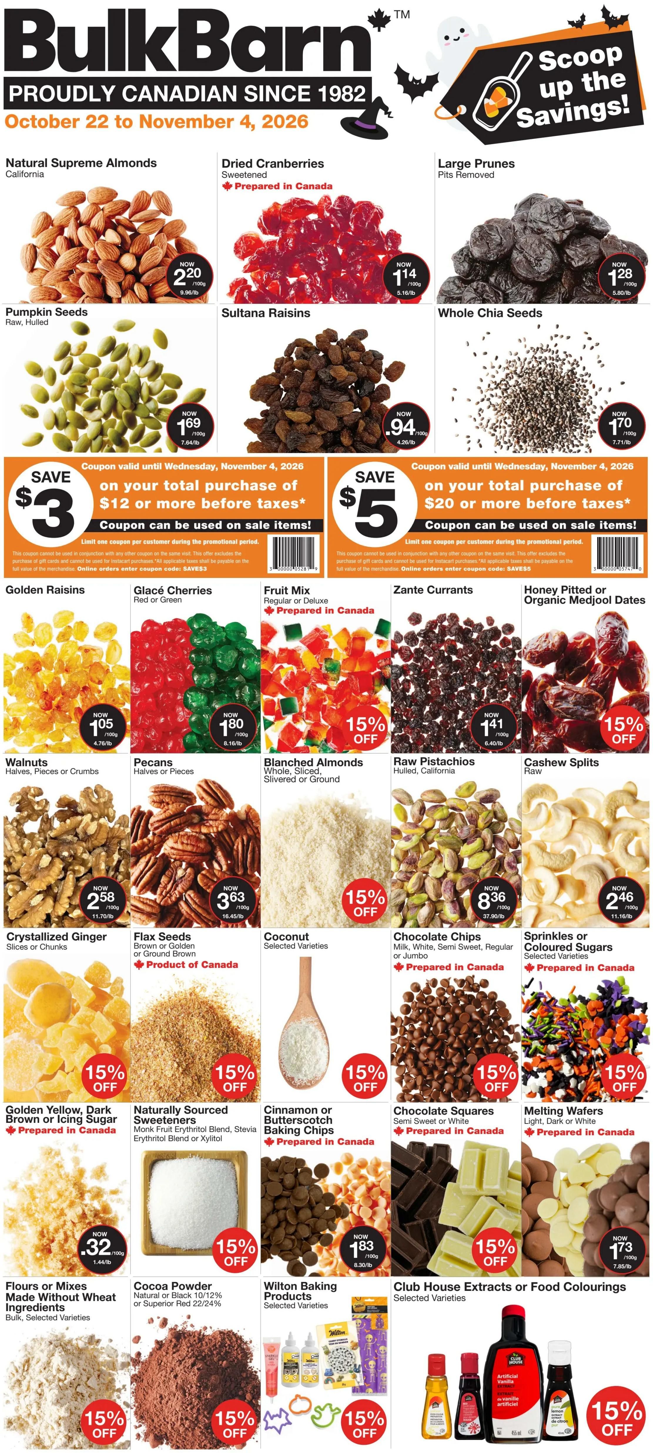 Bulk Barn Flyer October 22 to November 4