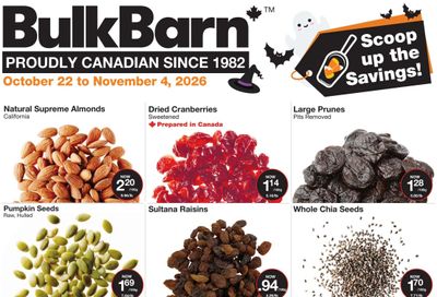 Bulk Barn Flyer October 22 to November 4