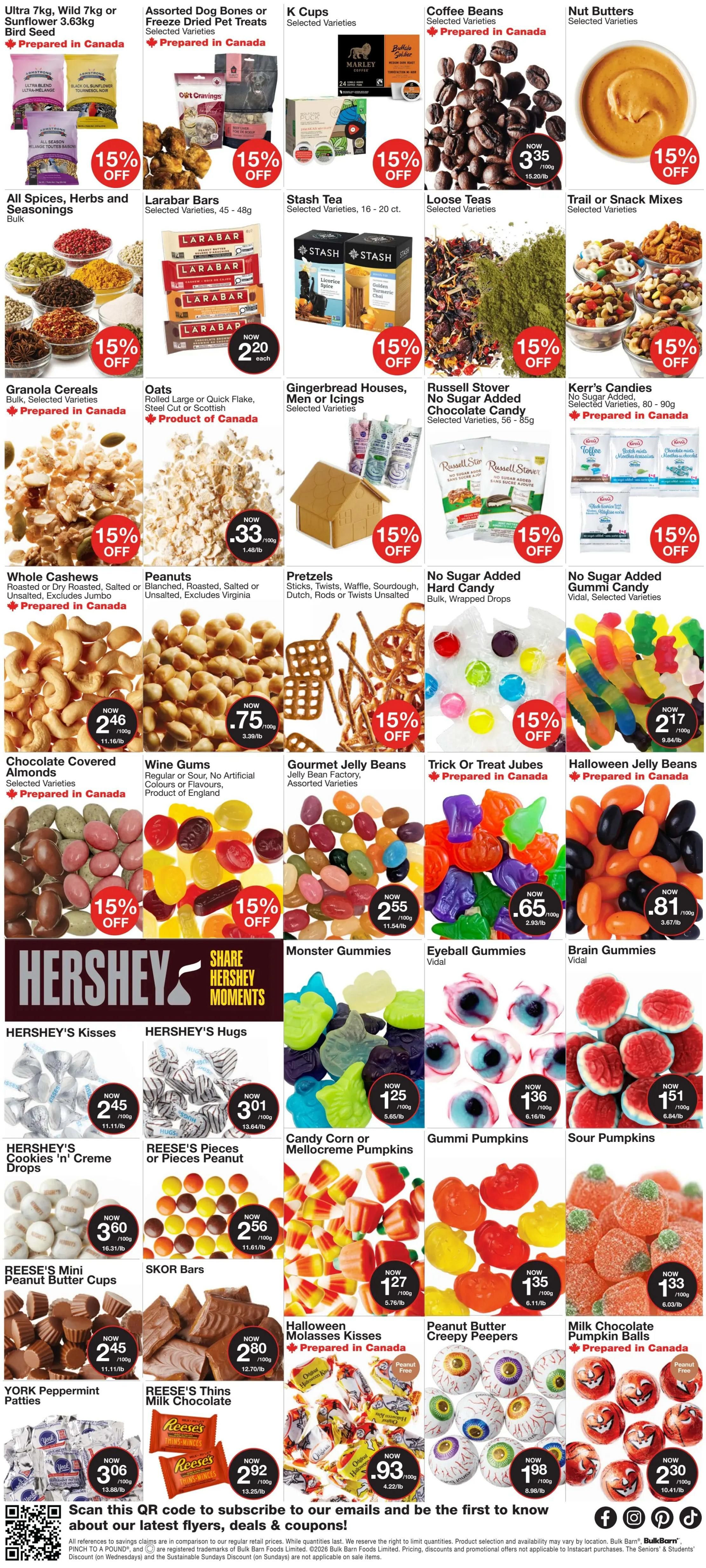 Bulk Barn Flyer October 22 to November 4