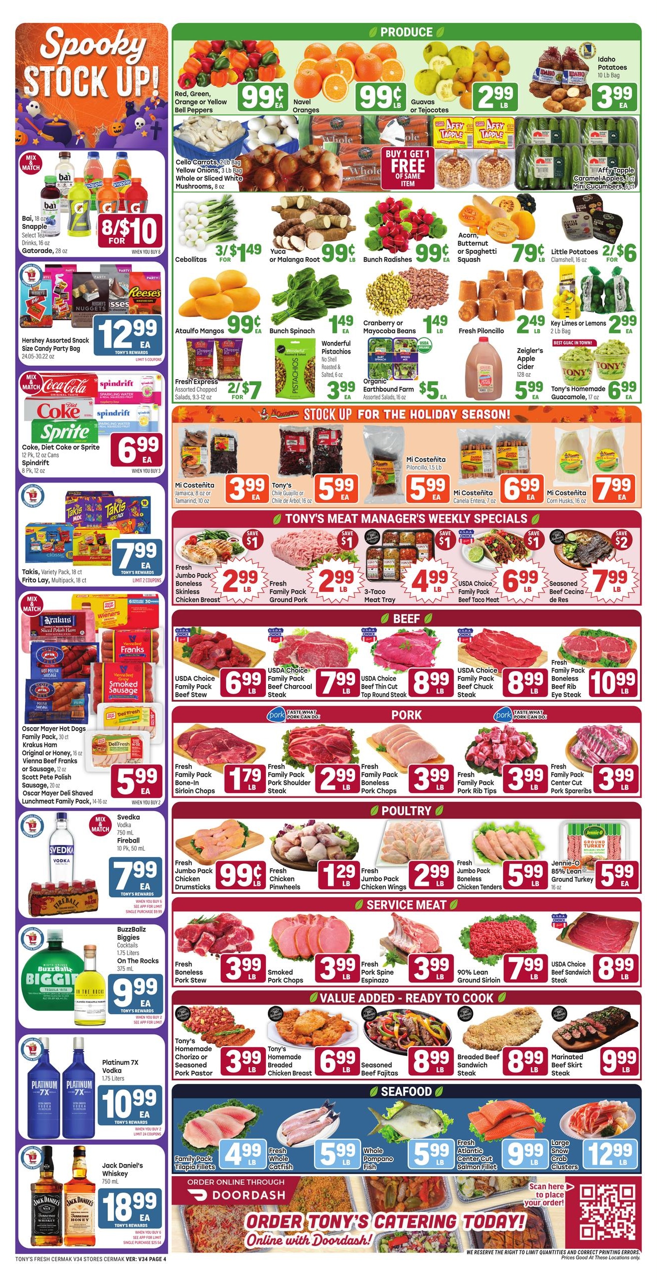 Tony's Fresh Market Weekly Ad October 21 - 27, 2026