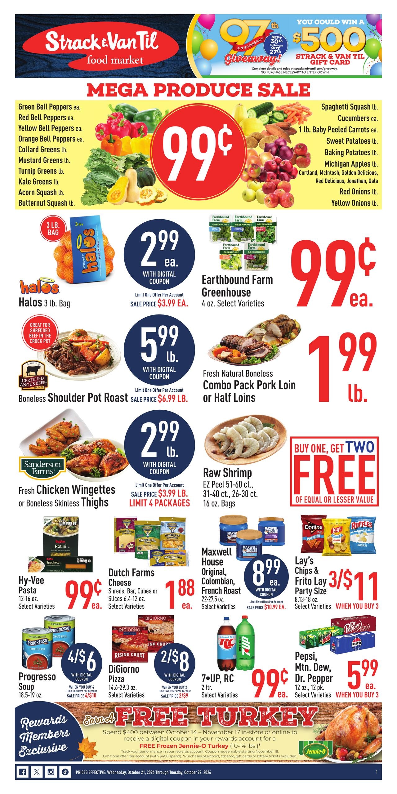 Strack & Van Til Weekly Ad October 21 - 27, 2026