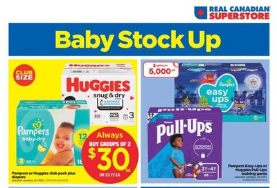 Real Canadian Superstore (West) Baby Stock Up Flyer July 24 to 30