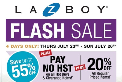 La-Z-Boy (GTA) Flyer July 23 to 26