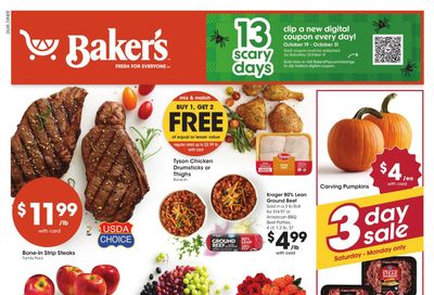 Baker's (Council Bluffs Area, IA) Weekly Ad October 21 - 27, 2026