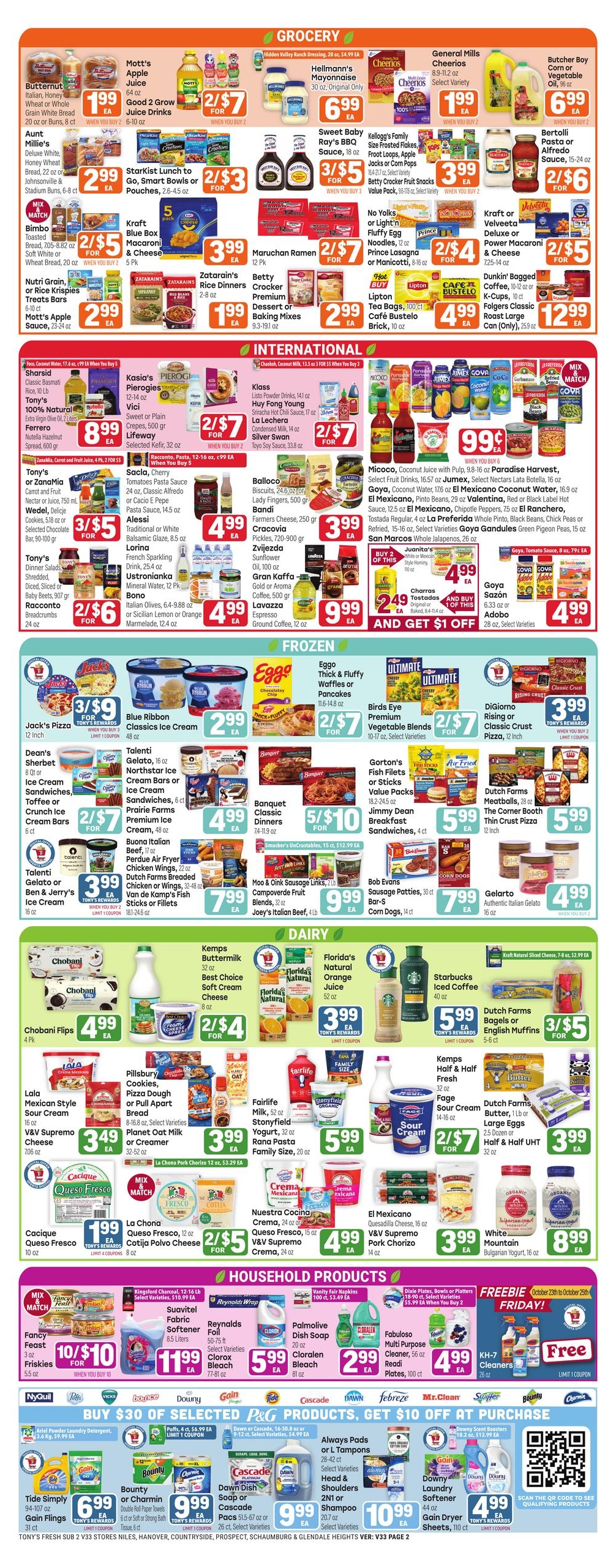 Tony's Fresh Market Weekly Ad October 21 - 27, 2026