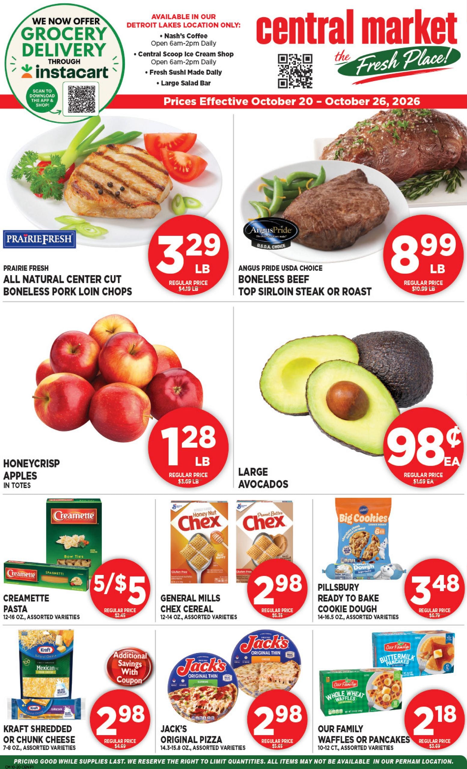 Central Market Weekly Ad October 20 - 26, 2026