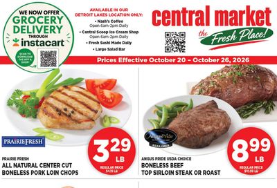 Central Market Weekly Ad October 20 - 26, 2026