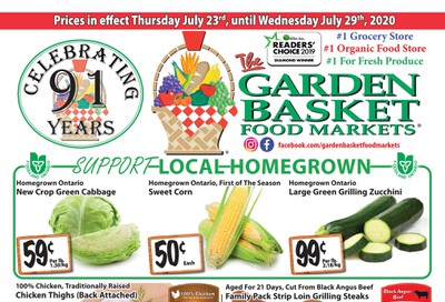 The Garden Basket Flyer July 23 to 29