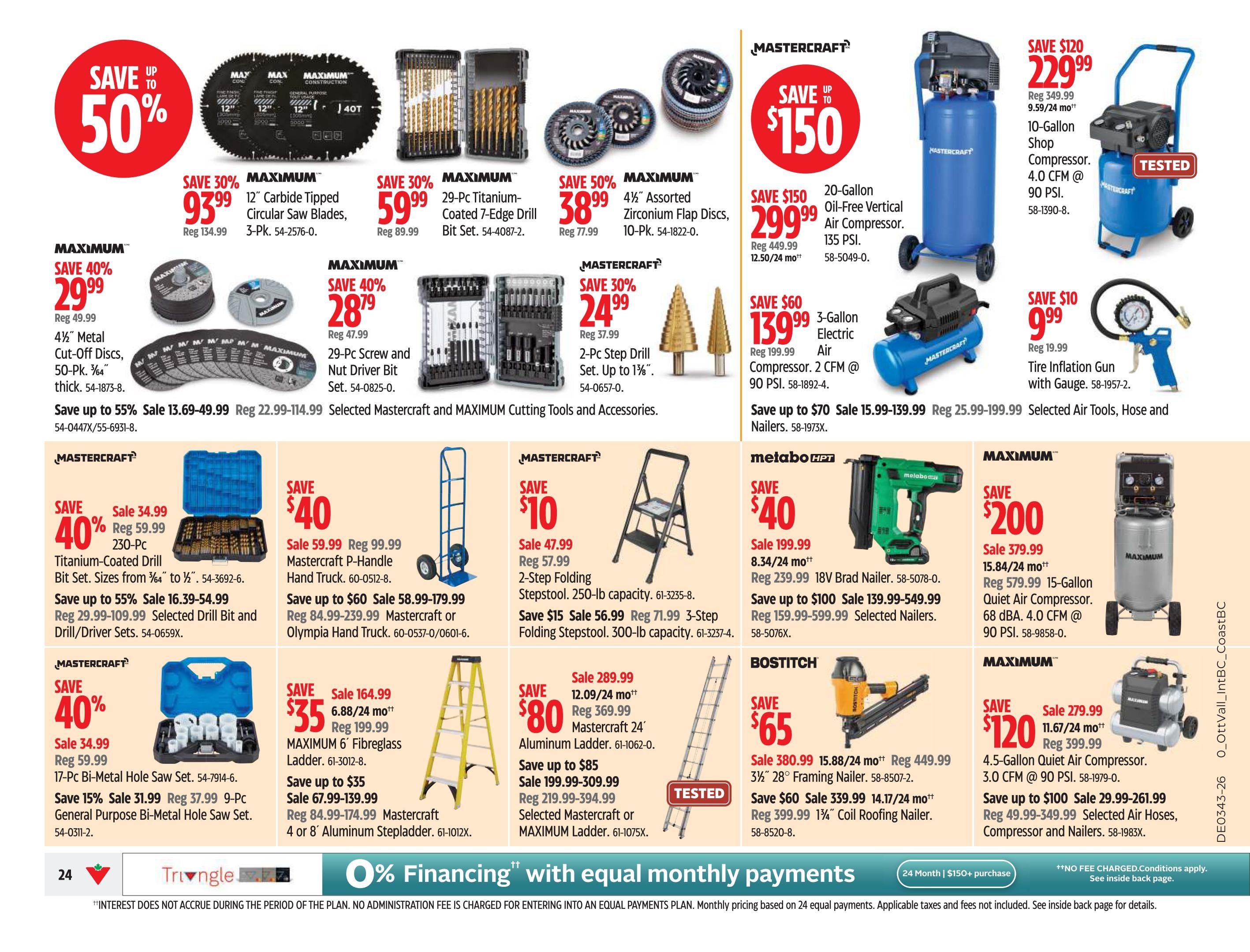 Canadian Tire (West) Flyer October 23 to 29