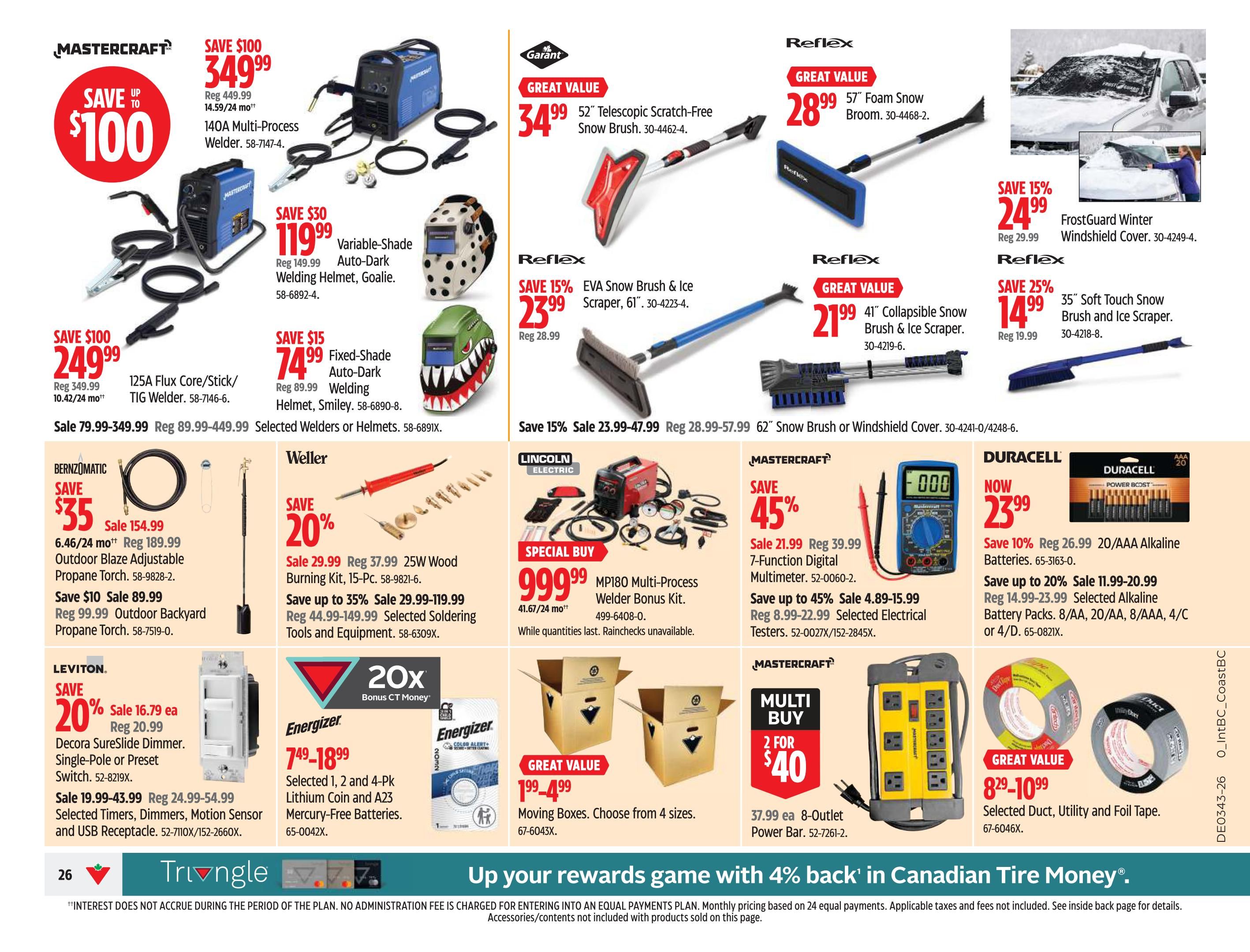 Canadian Tire (West) Flyer October 23 to 29