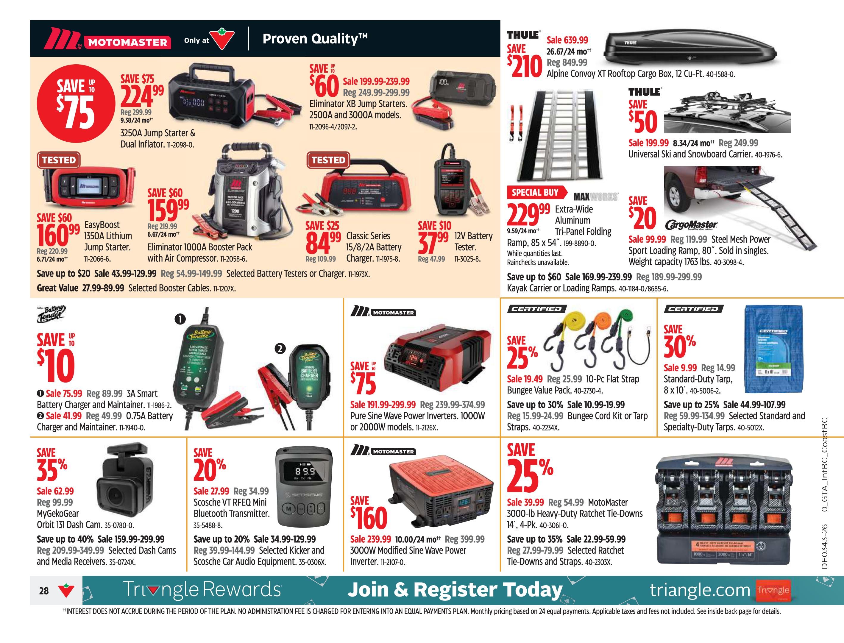 Canadian Tire (West) Flyer October 23 to 29