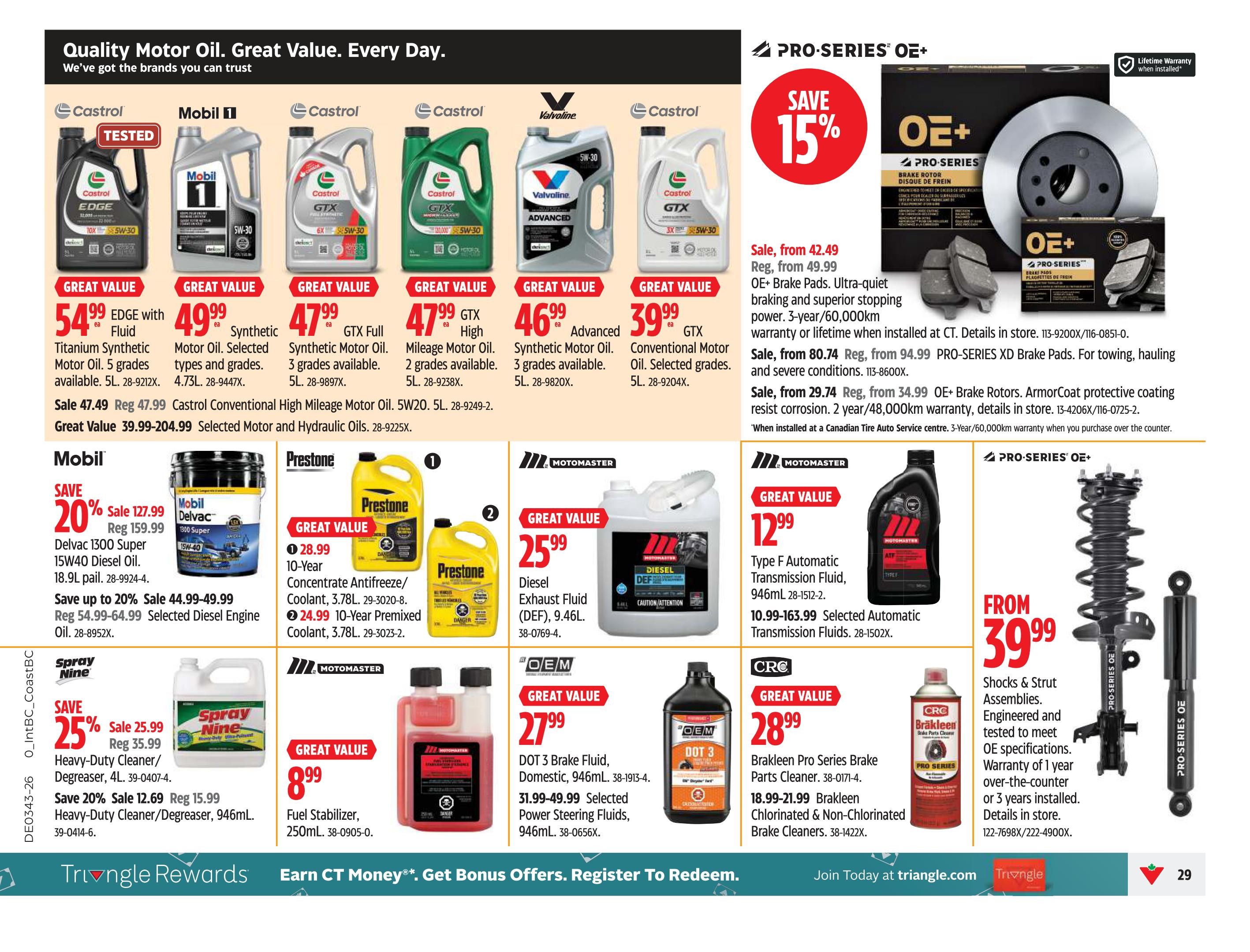 Canadian Tire (West) Flyer October 23 to 29