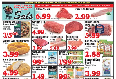 Sal's Grocery Flyer July 24 to 30