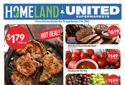 Homeland Stores (Bartlesville and Nowata, OK) Weekly Ad October 21 - 27, 2026