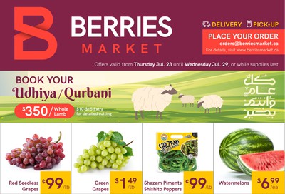 Berries Market Flyer July 23 to 29
