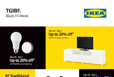 Ikea Black Fri-Week Flyer November 25 to December 1