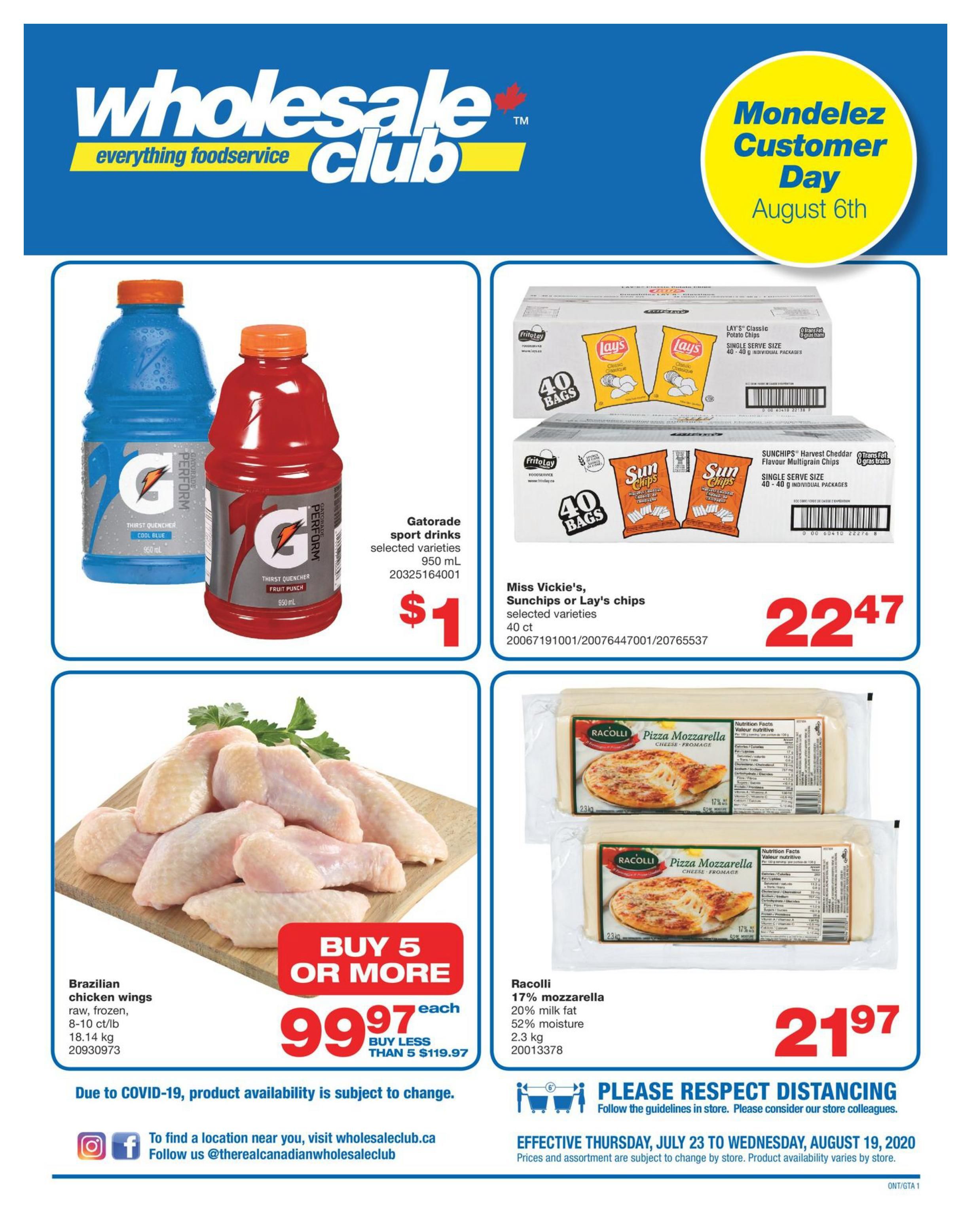 Wholesale Club On Flyer July 23 To August 19 1 Max 