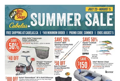 Bass Pro Shops Flyer July 23 to August 5