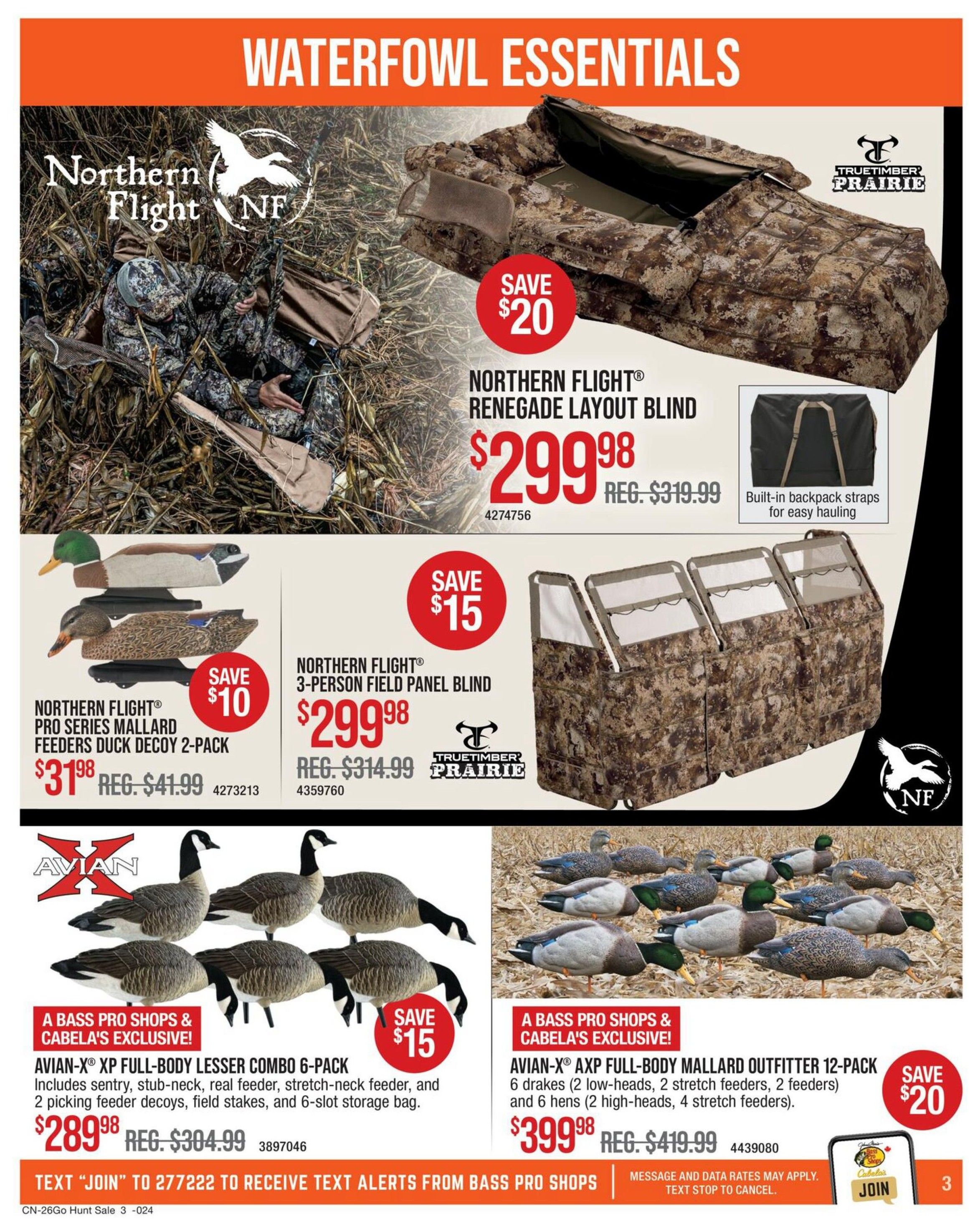 Cabela's Flyer October 22 to November 4
