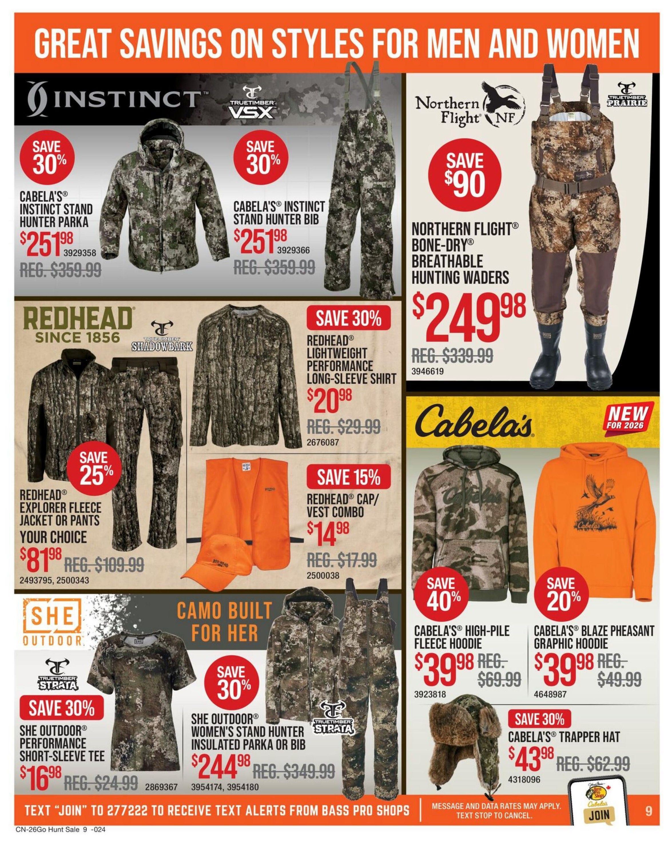 Cabela's Flyer October 22 to November 4