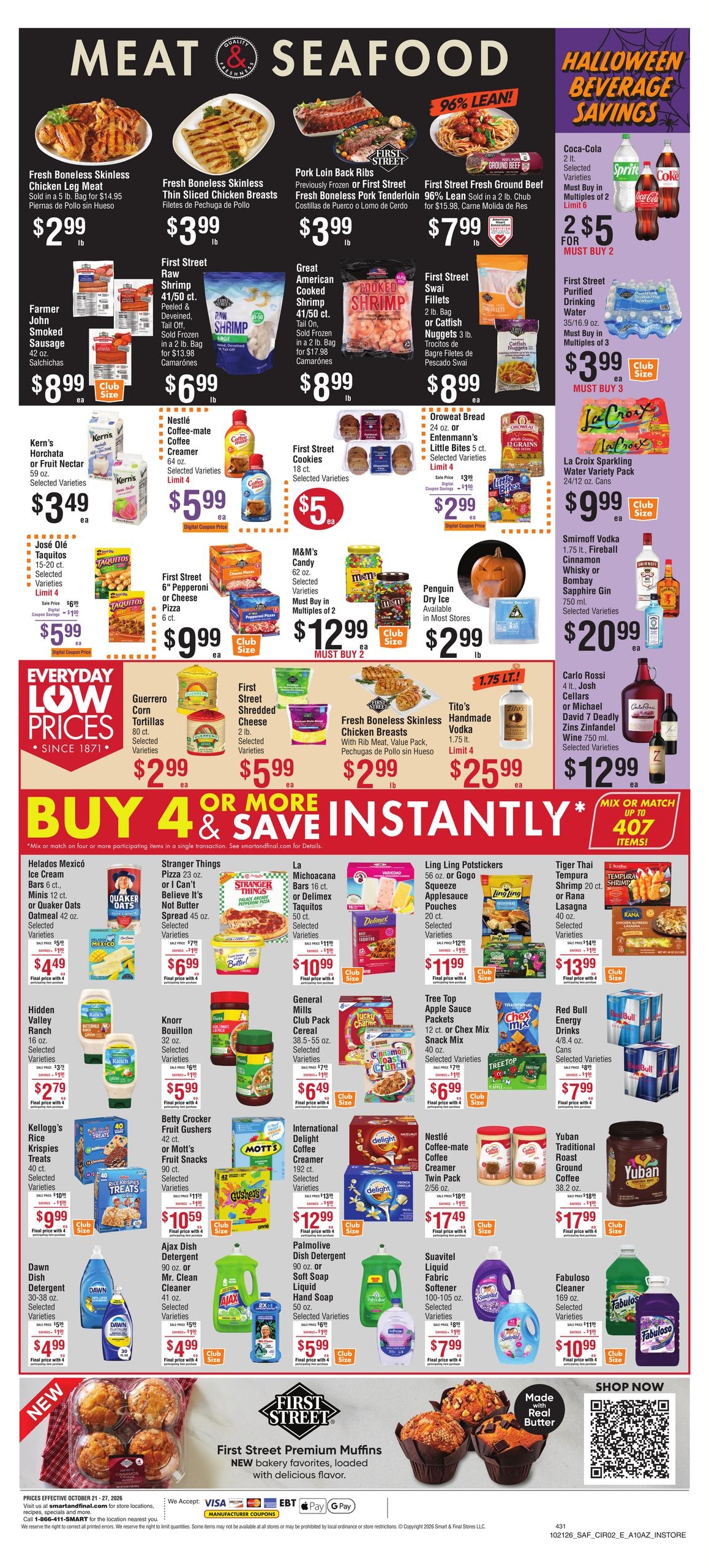 Smart & Final (Apache Junction Area, AZ) Weekly Ad October 21 - 27, 2026