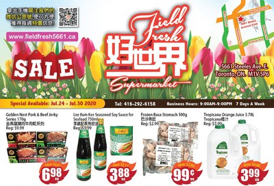 Field Fresh Supermarket Flyer July 24 to 30