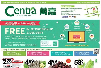 Centra Foods (Aurora) Flyer July 24 to 30