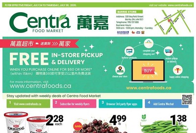 Centra Foods (Barrie) Flyer July 24 to 30