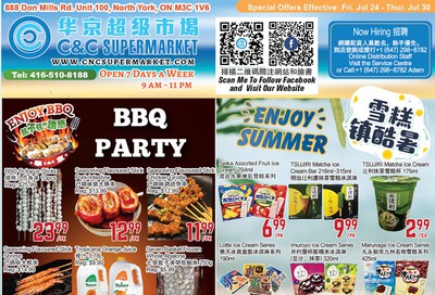 C&C Supermarket Flyer July 24 to 30