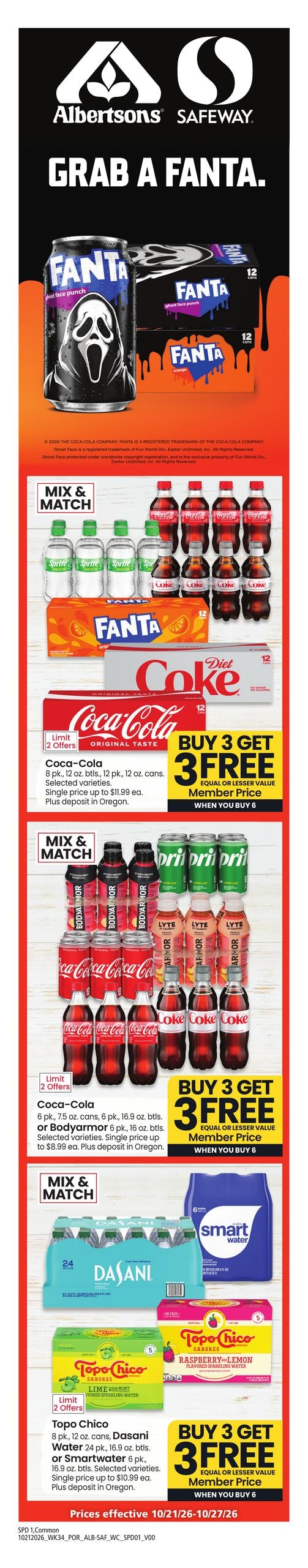 Albertsons (Deer Island Area, OR) Weekly Ad October 21 - 27, 2026