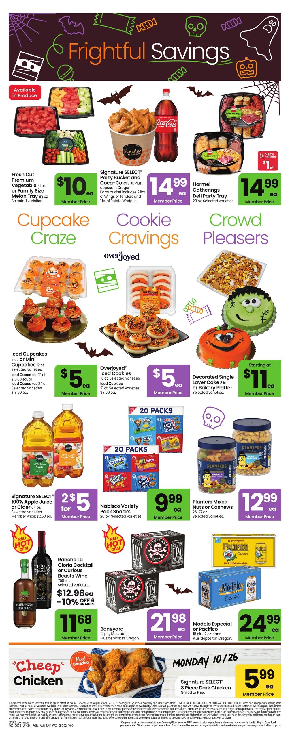 Albertsons (Deer Island Area, OR) Weekly Ad October 21 - 27, 2026
