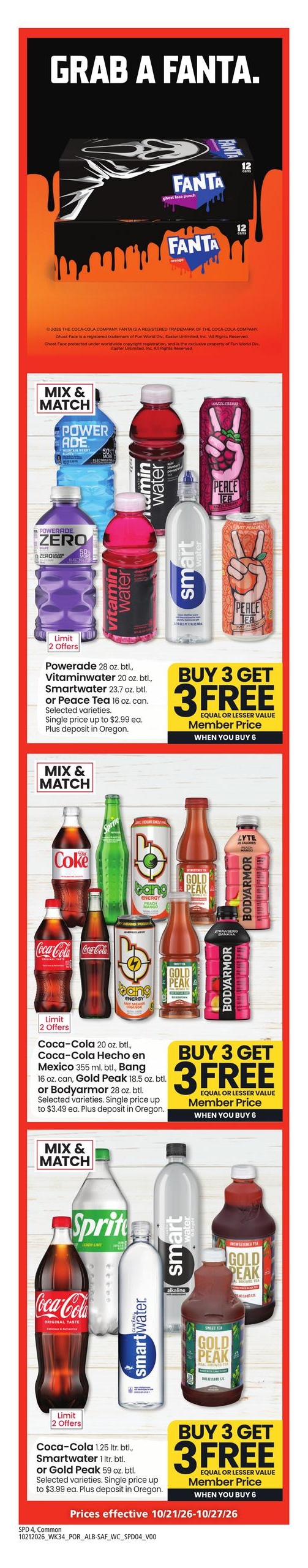 Albertsons (Deer Island Area, OR) Weekly Ad October 21 - 27, 2026