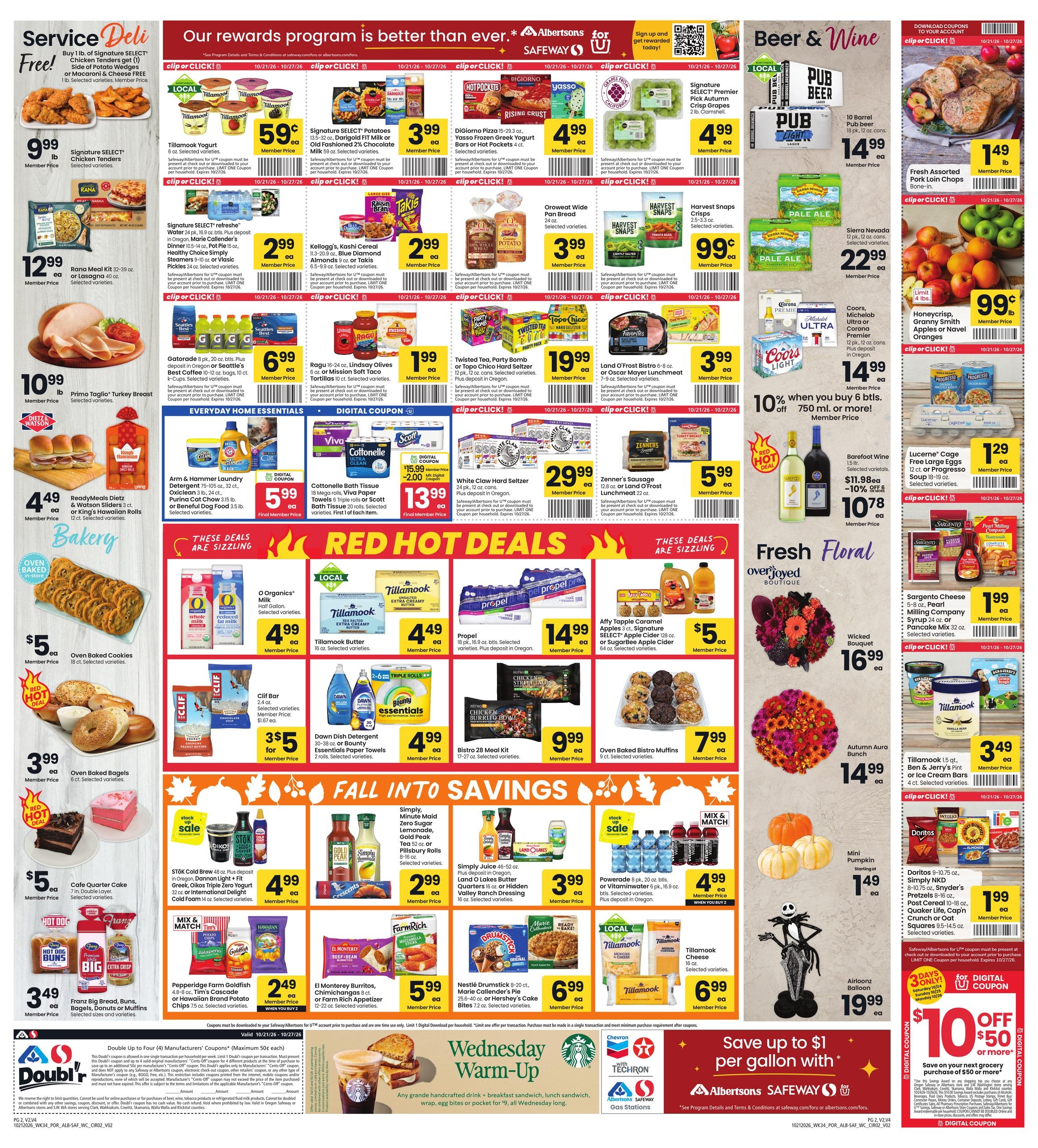 Albertsons (Deer Island Area, OR) Weekly Ad October 21 - 27, 2026