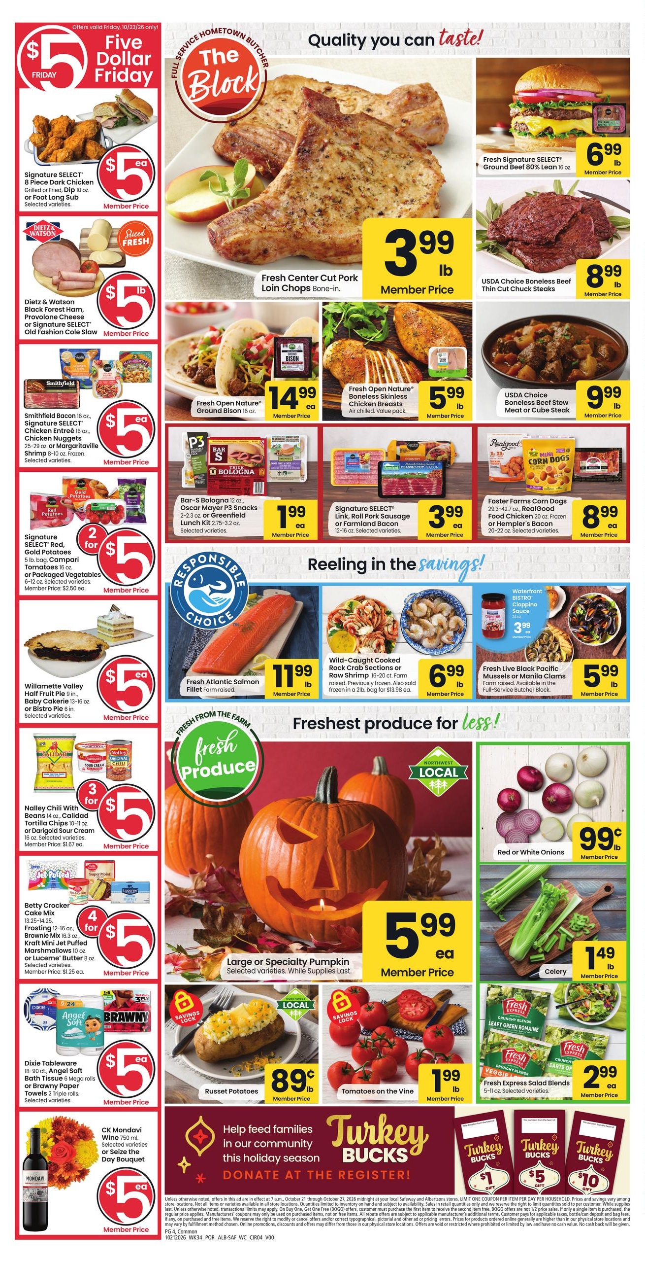 Albertsons (Deer Island Area, OR) Weekly Ad October 21 - 27, 2026
