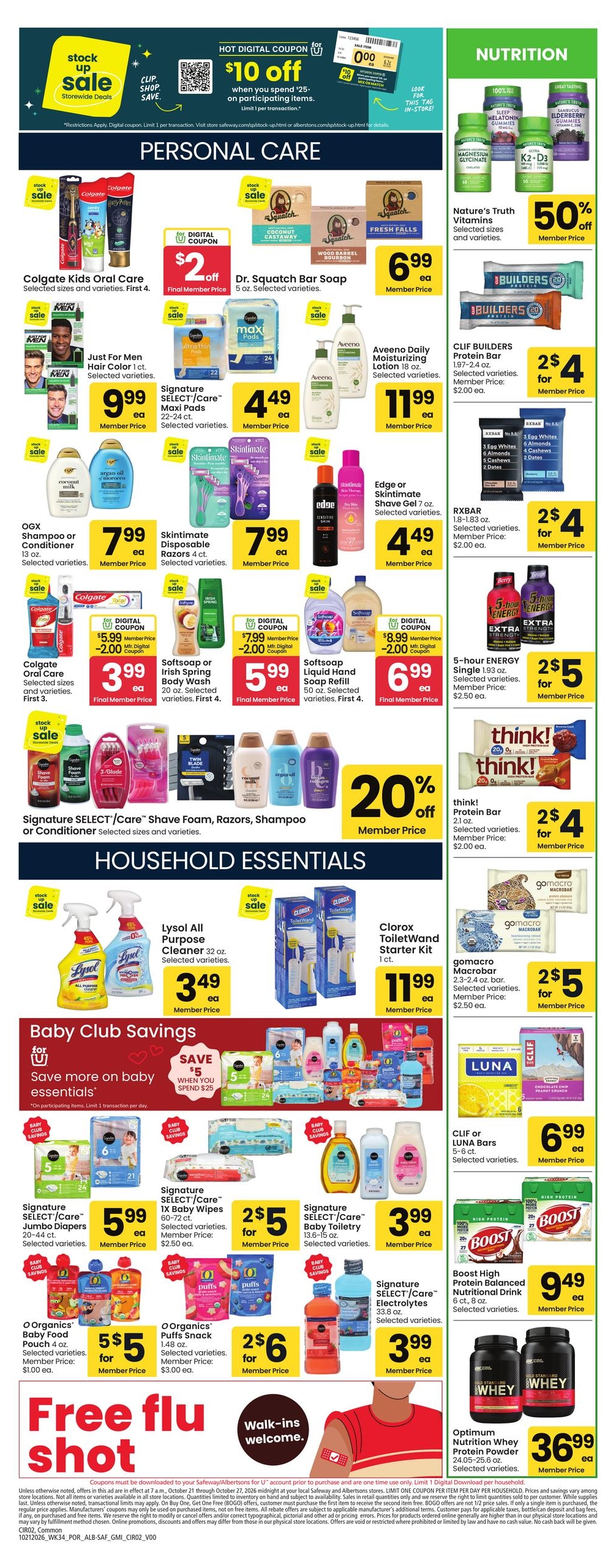 Albertsons (Deer Island Area, OR) Weekly Ad October 21 - 27, 2026