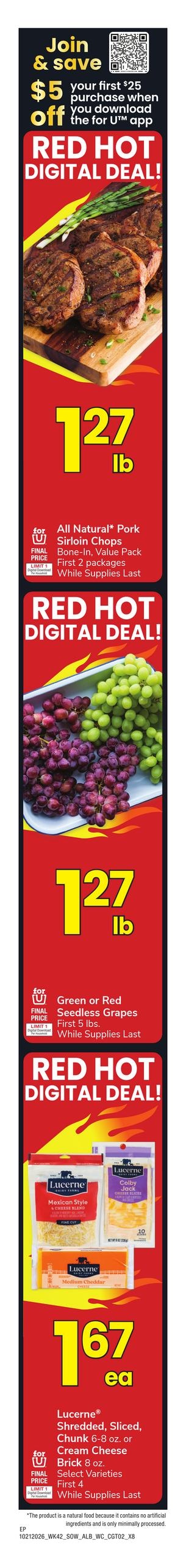 Albertsons (El Paso Area, TX) Weekly Ad October 21 - 27, 2026