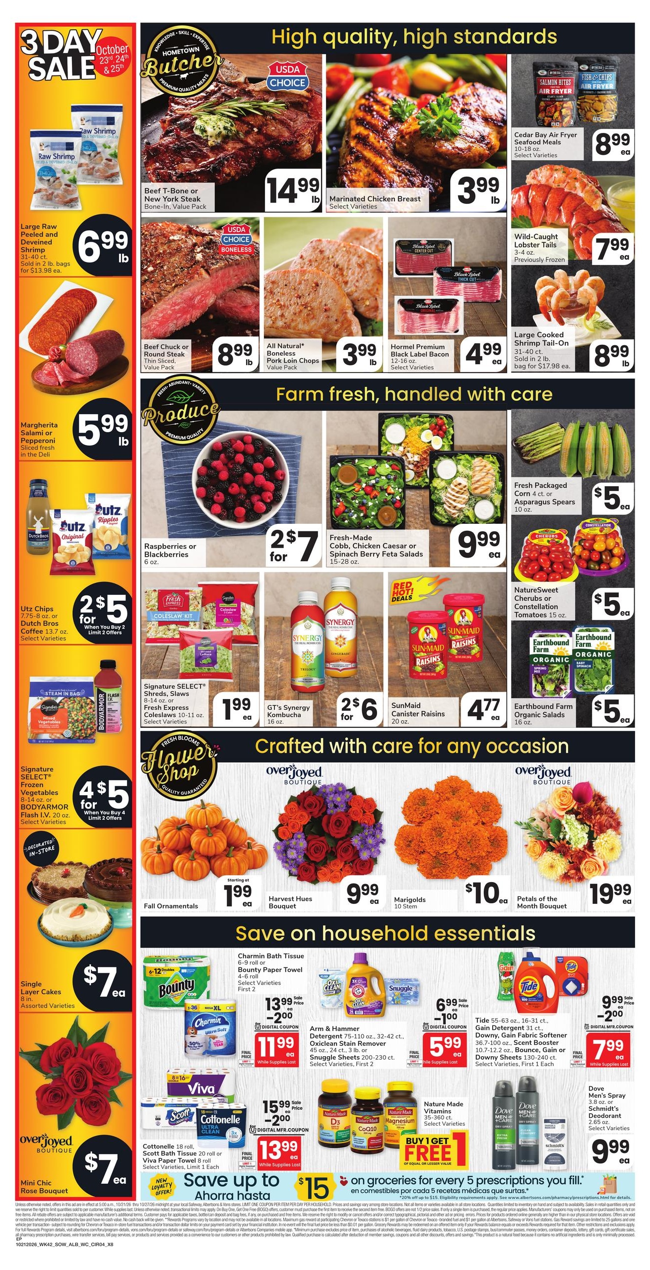 Albertsons (El Paso Area, TX) Weekly Ad October 21 - 27, 2026