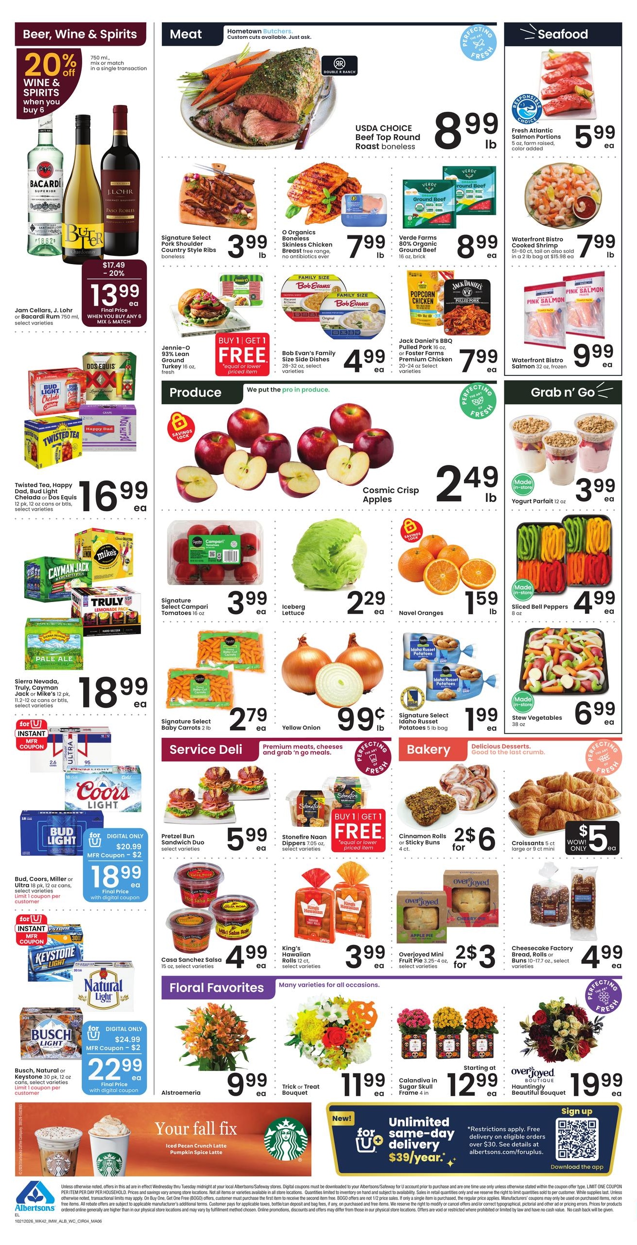 Albertsons (Elko Area, NV) Weekly Ad October 21 - 27, 2026