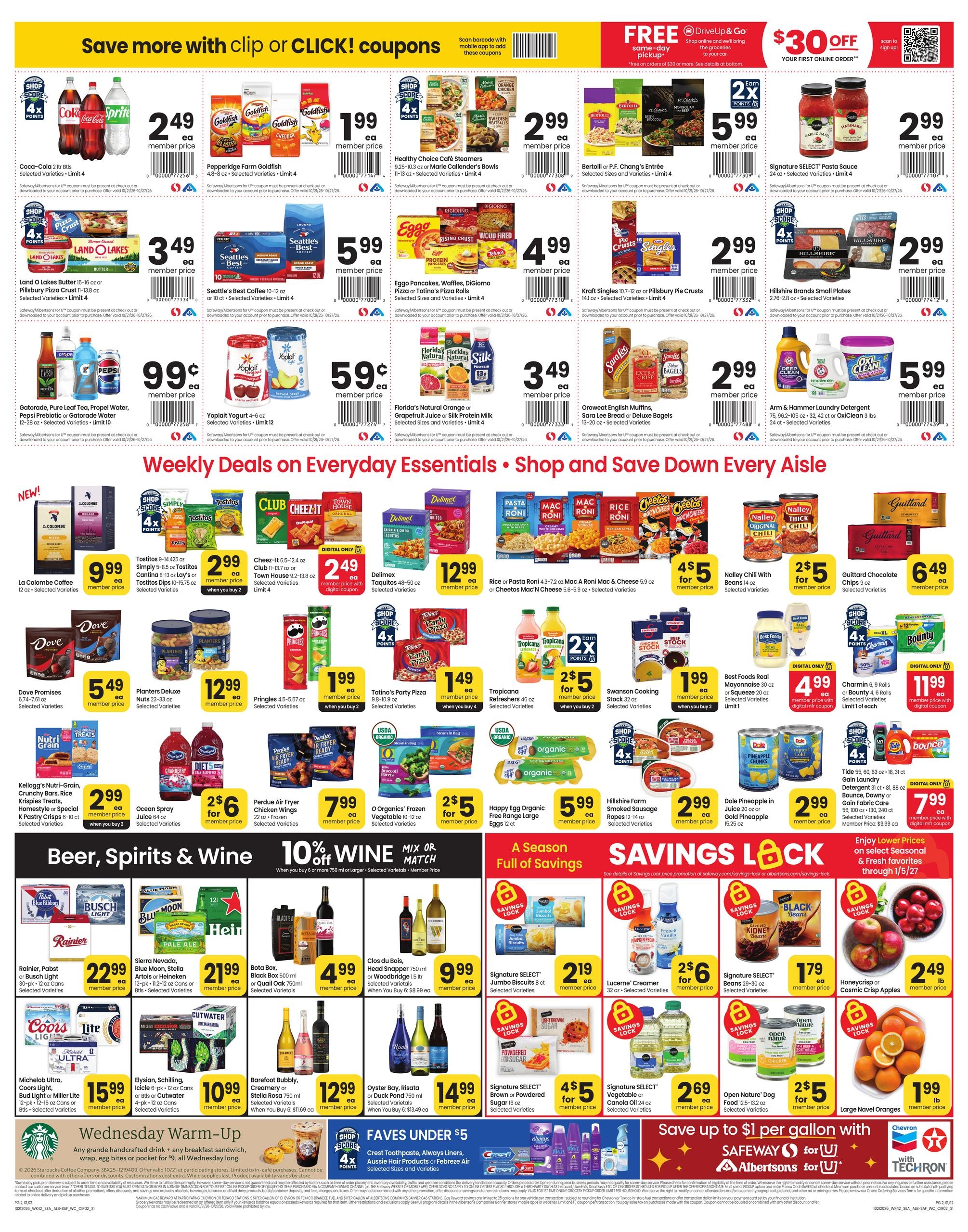 Albertsons (Bothell Area, WA) Weekly Ad October 21 - 27, 2026