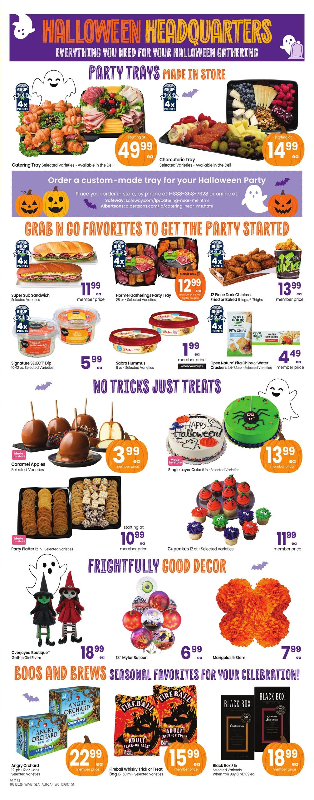 Albertsons (Bothell Area, WA) Weekly Ad October 21 - 27, 2026
