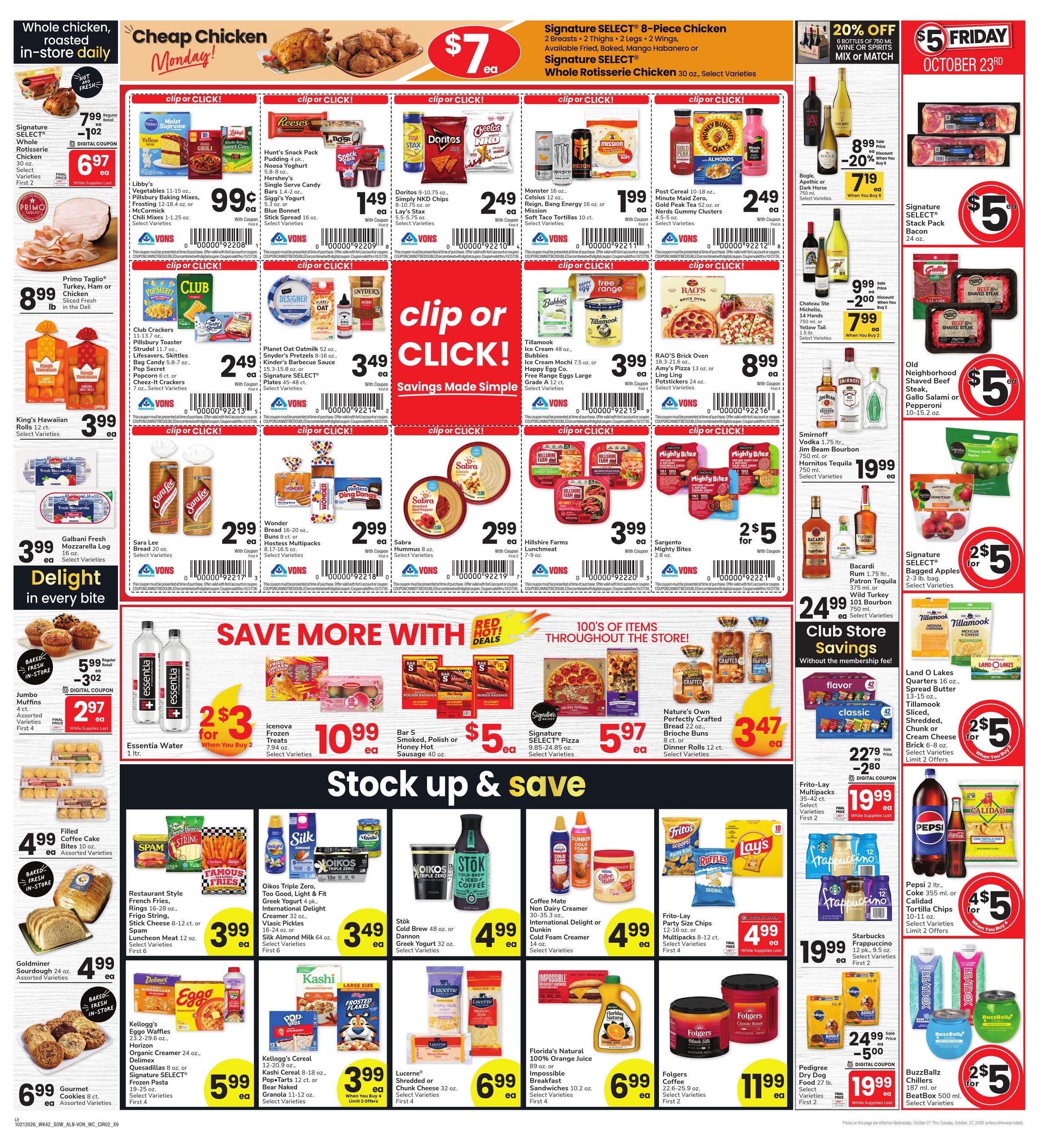Albertsons (Henderson Area, NV) Weekly Ad October 21 - 27, 2026