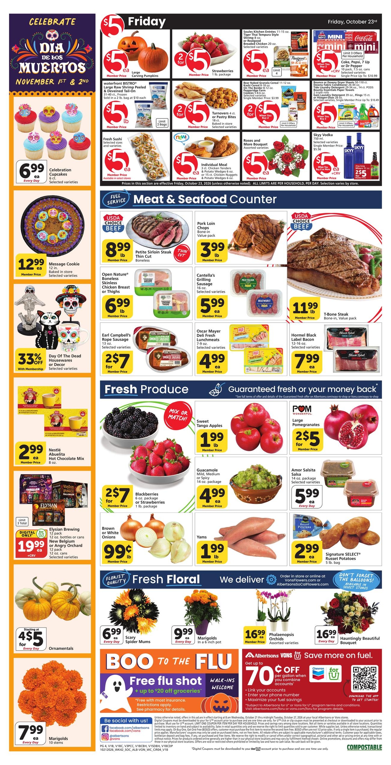 Albertsons (Acton Area, CA) Weekly Ad October 21 - 27, 2026