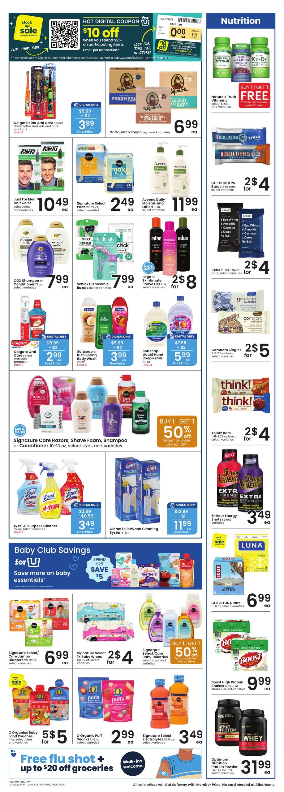 Albertsons (Hungry Horse Area, MT) Weekly Ad October 21 - 27, 2026