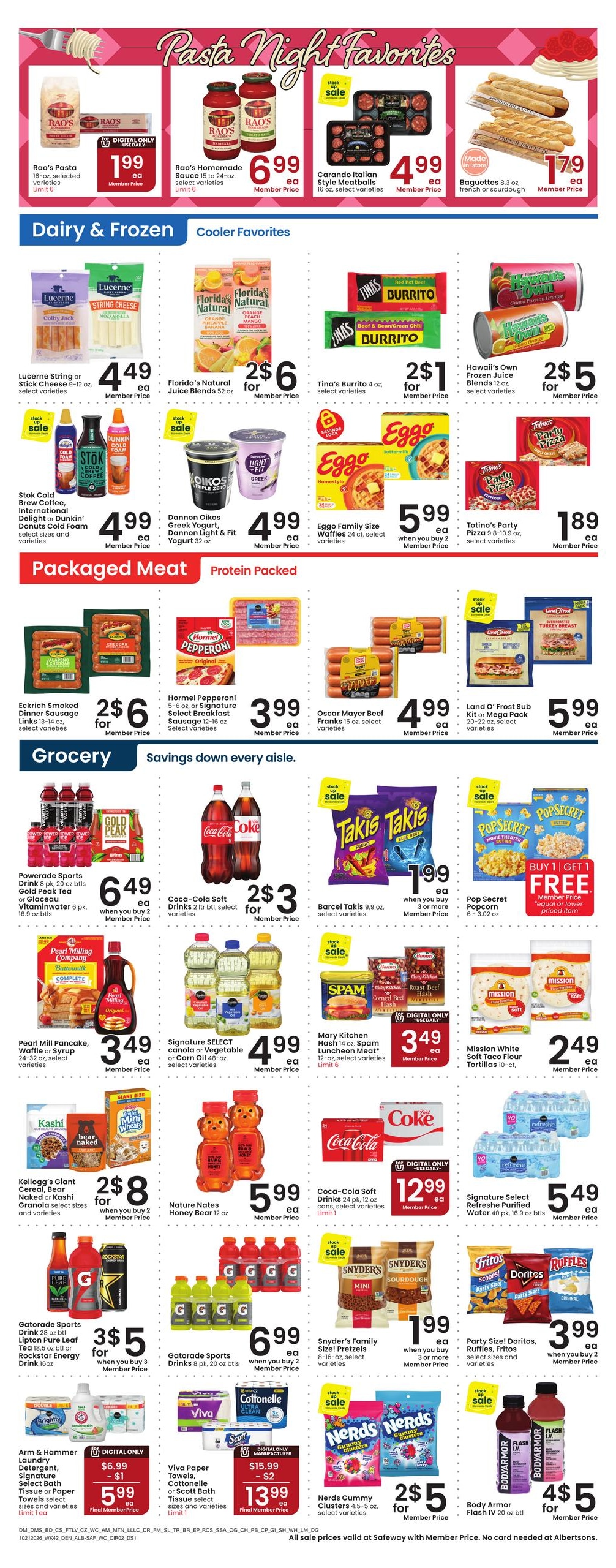 Albertsons (Ignacio Area, CO) Weekly Ad October 21 - 27, 2026