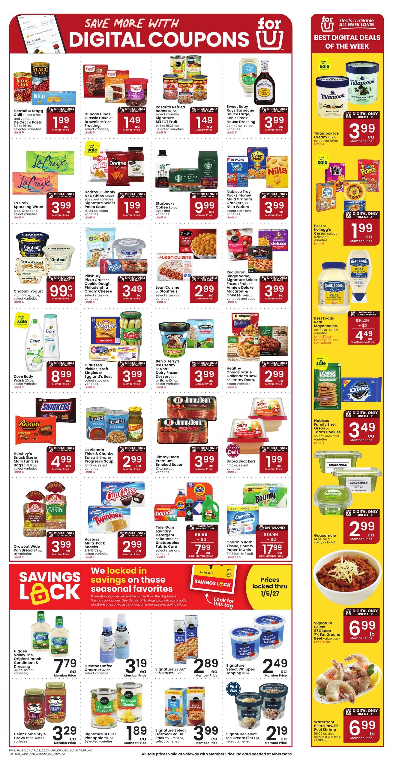 Albertsons (Ignacio Area, CO) Weekly Ad October 21 - 27, 2026