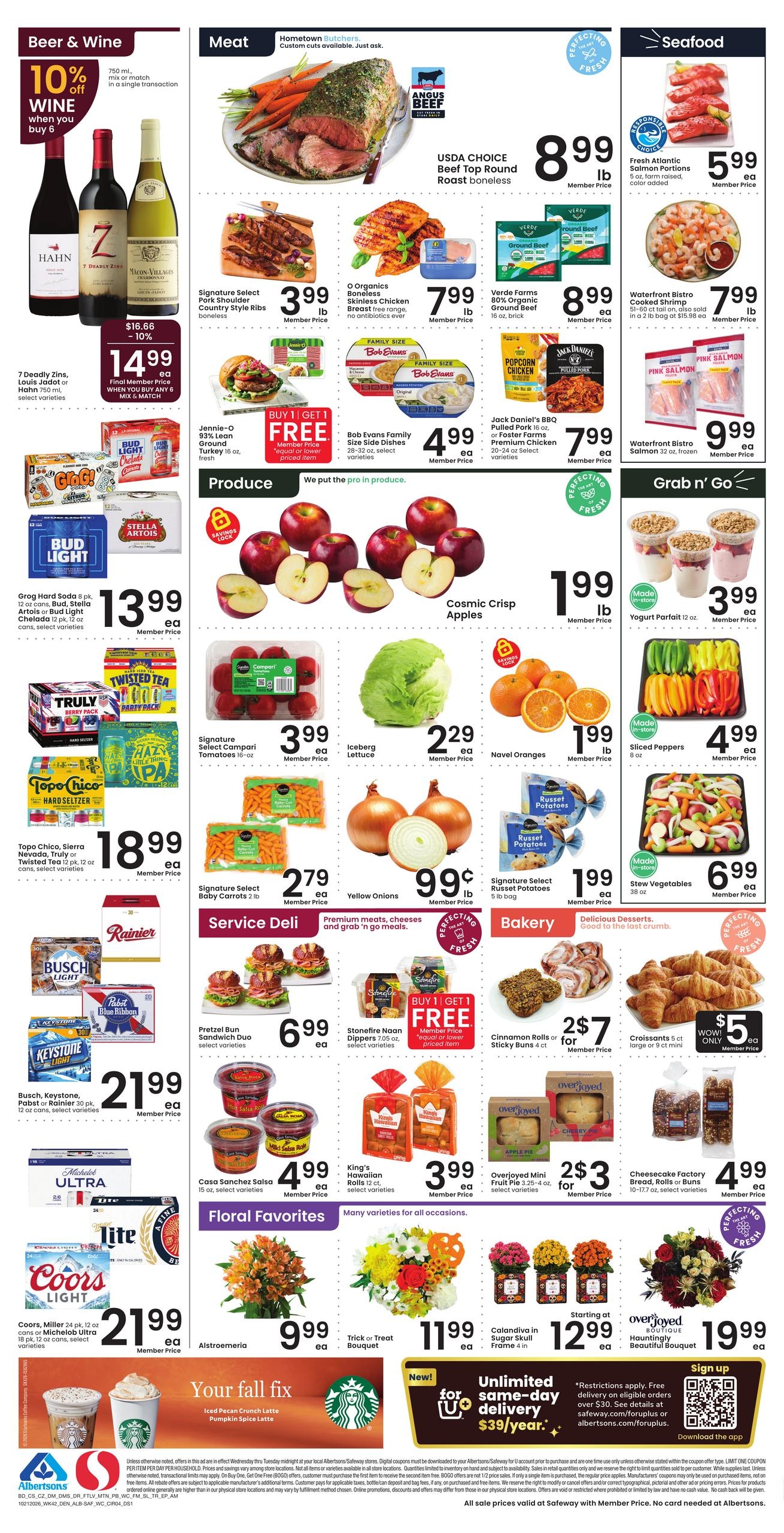Albertsons (Ignacio Area, CO) Weekly Ad October 21 - 27, 2026