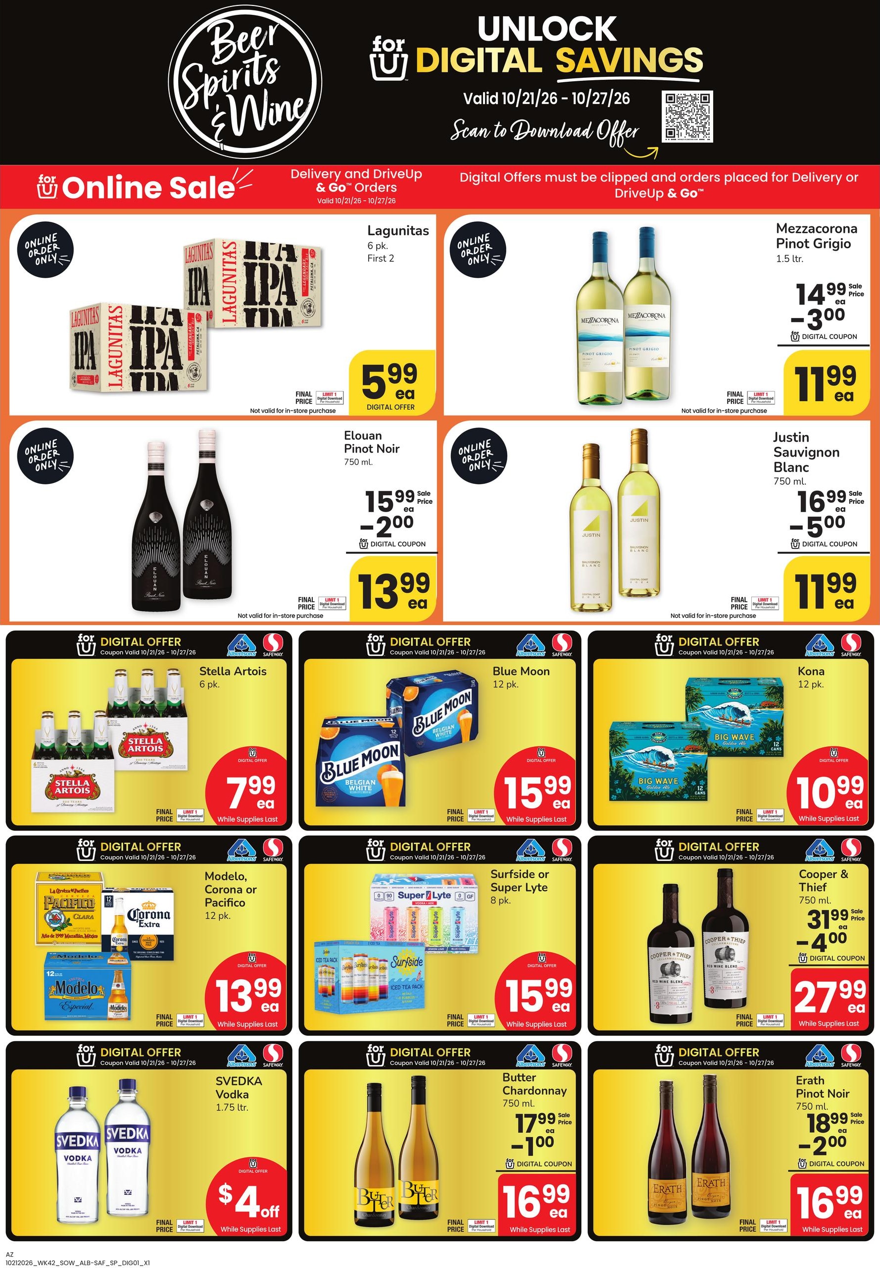 Albertsons (Lake Havasu City Area, AZ) Weekly Ad October 21 - 27, 2026